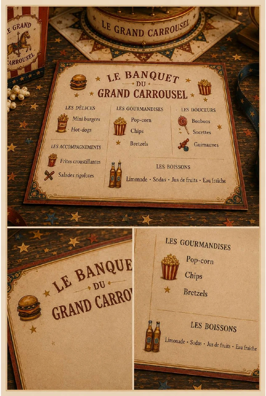 Le menu