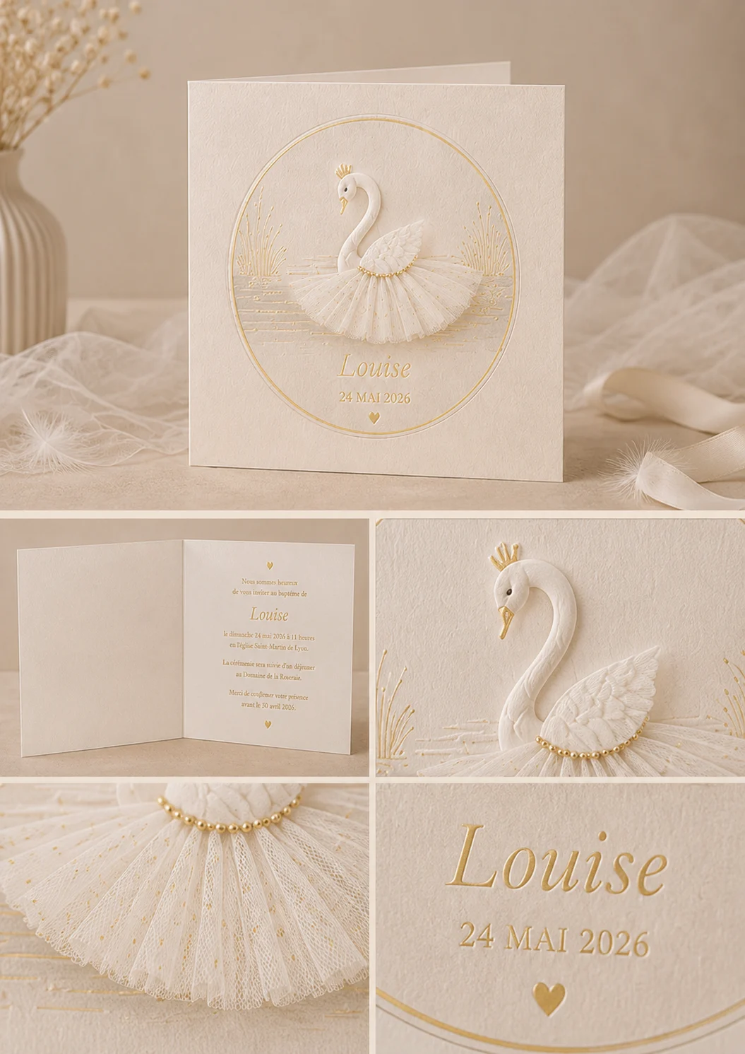 Le faire-part — collection Ballet