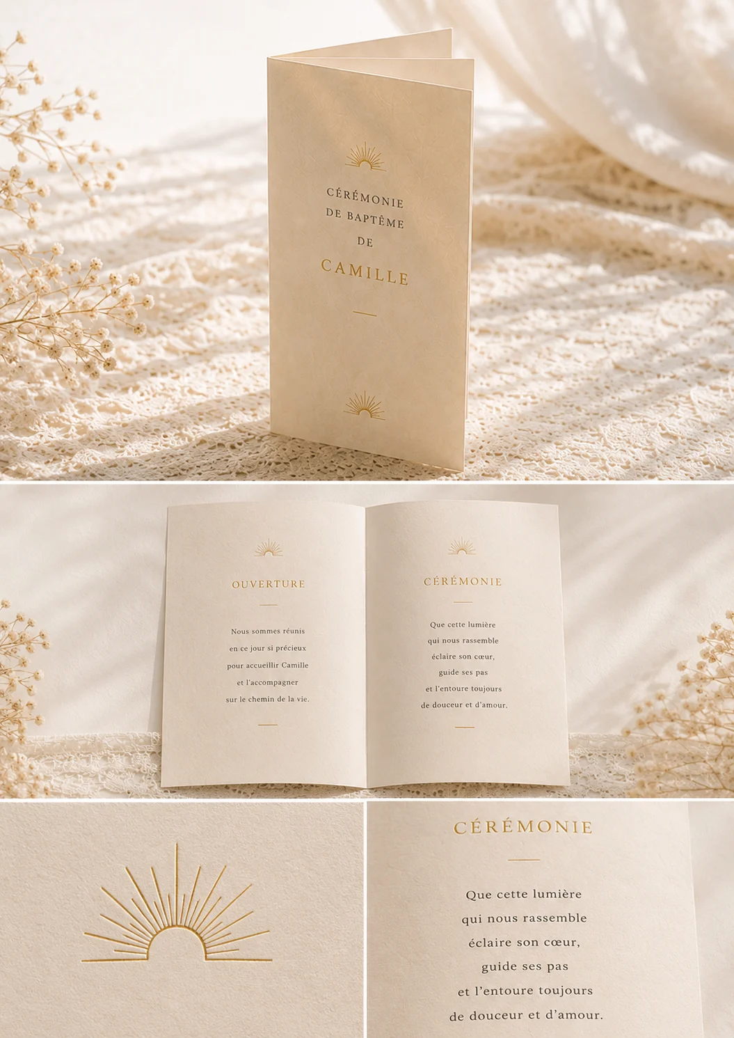 Le livret de cérémonie — collection Lumière