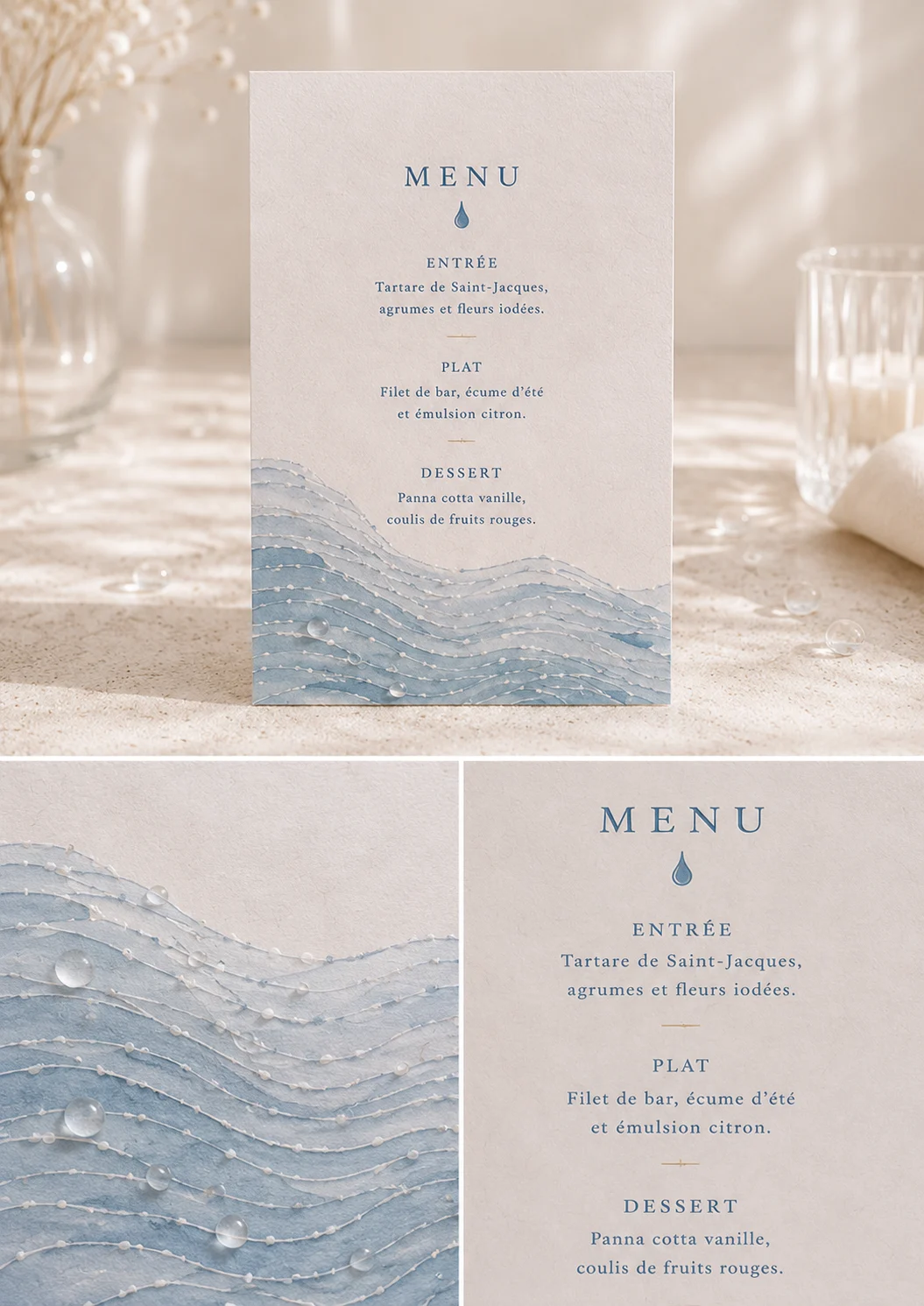 Le menu — collection Source