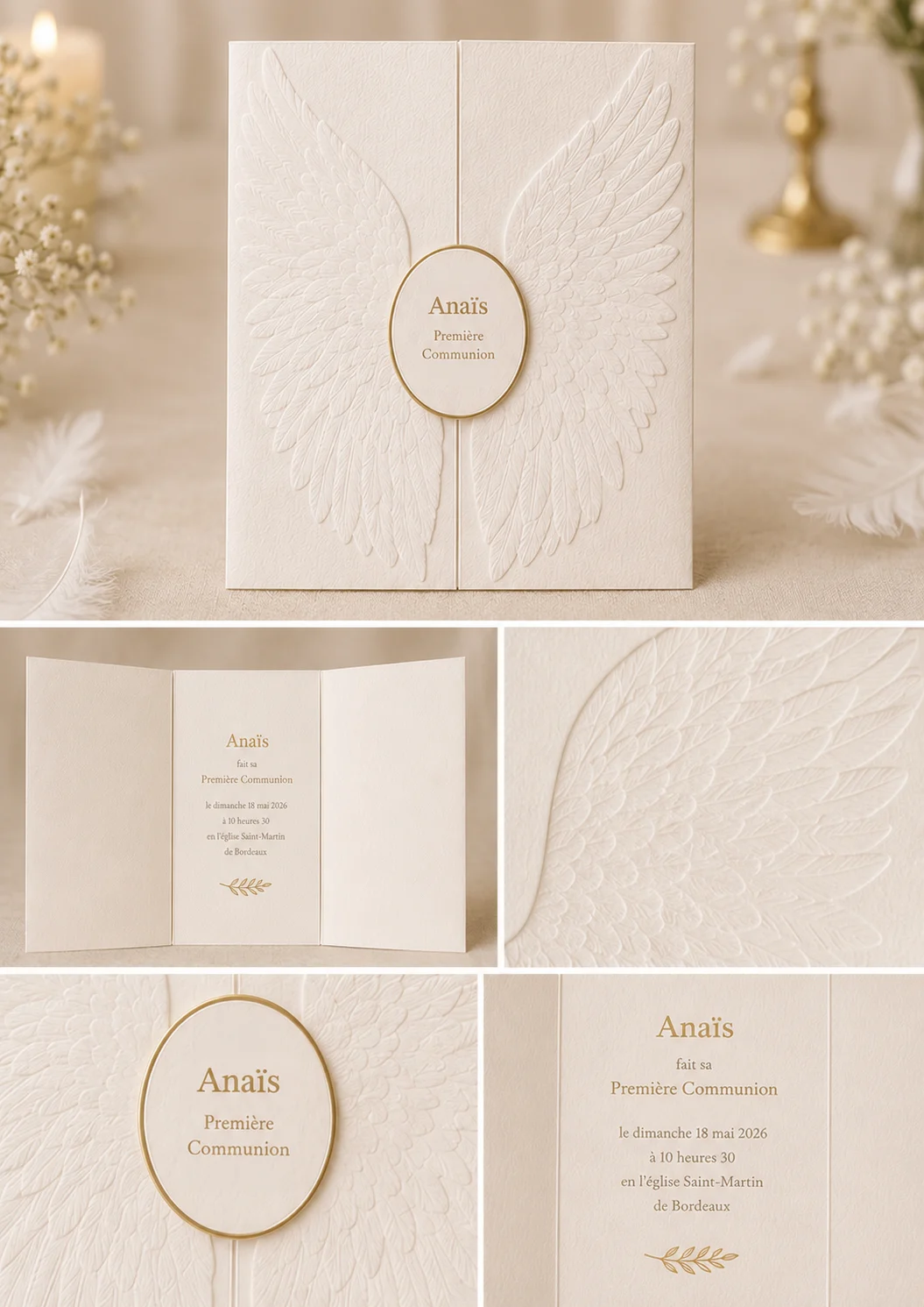 Le faire-part — collection Ange