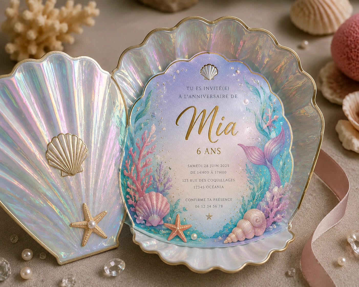 Inspiration de papeterie anniversaire sur mesure 1