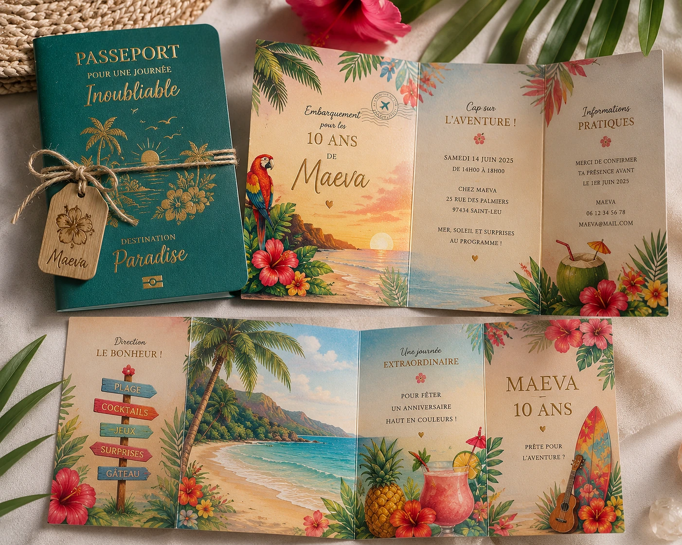 Inspiration de papeterie anniversaire sur mesure 2