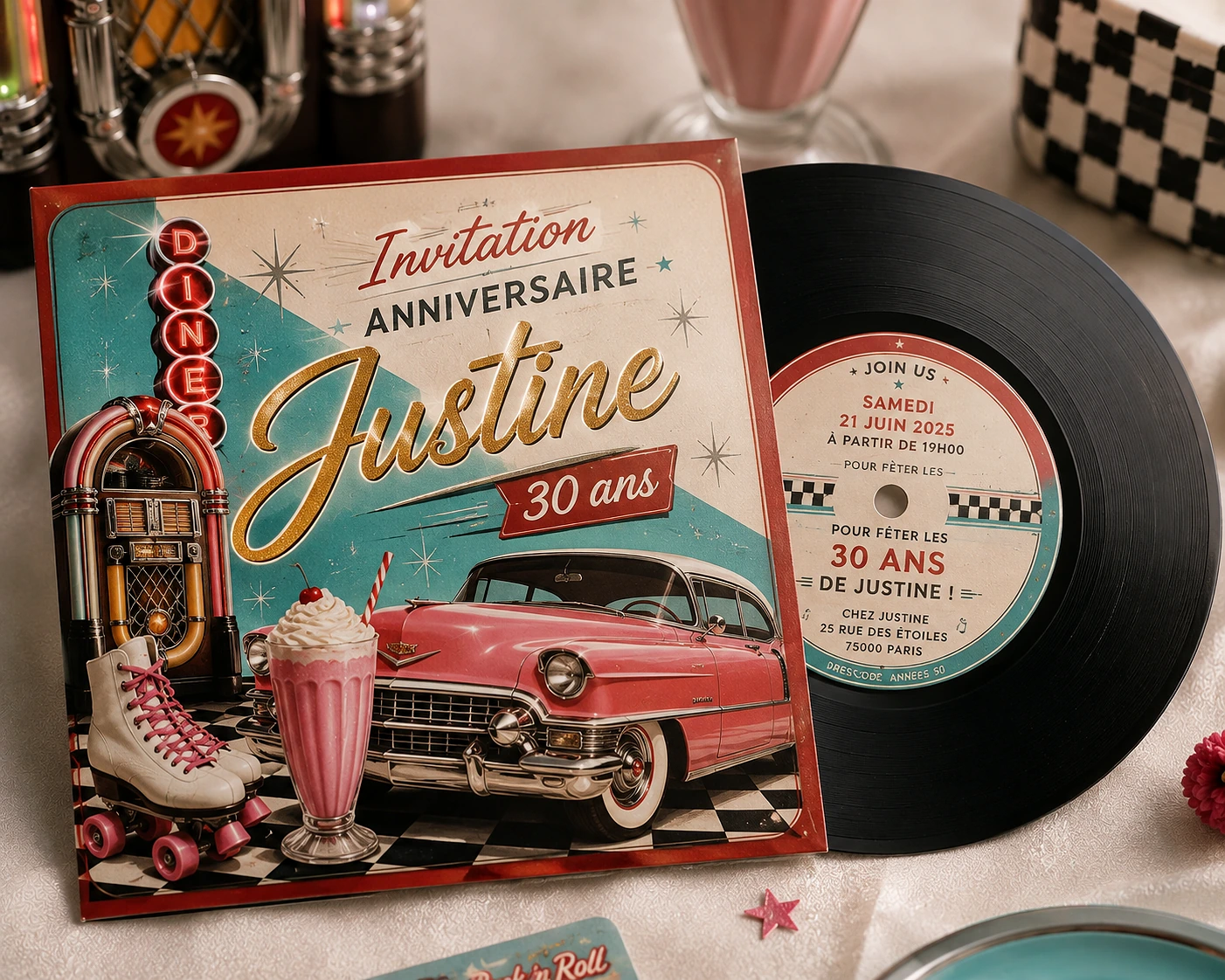 Inspiration de papeterie anniversaire sur mesure 3