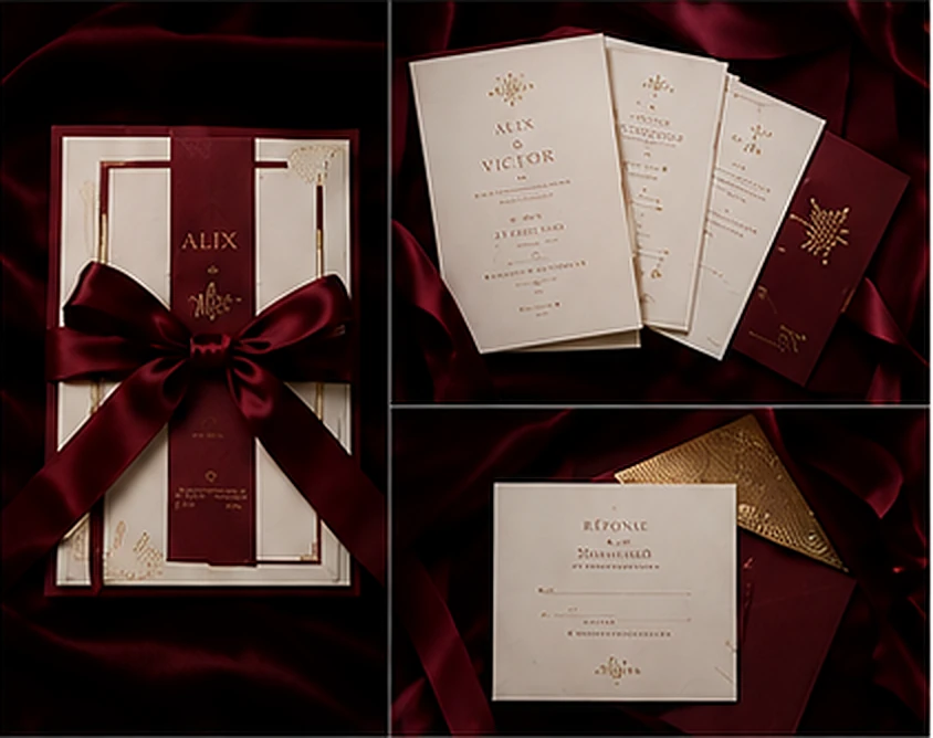 Inspiration de papeterie mariage sur mesure 2