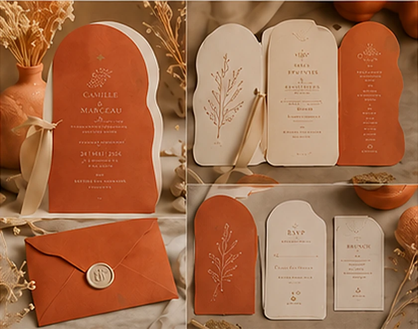 Inspiration de papeterie mariage sur mesure 4