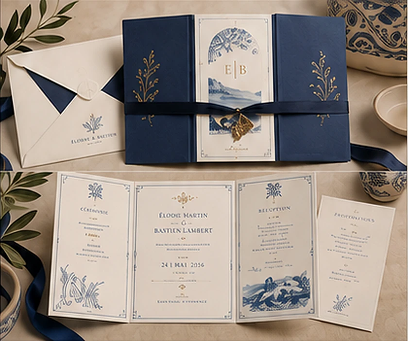 Inspiration de papeterie mariage sur mesure 5