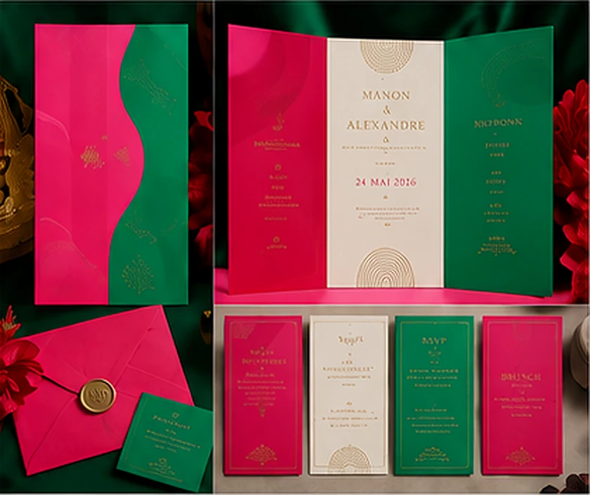Inspiration de papeterie mariage sur mesure 6