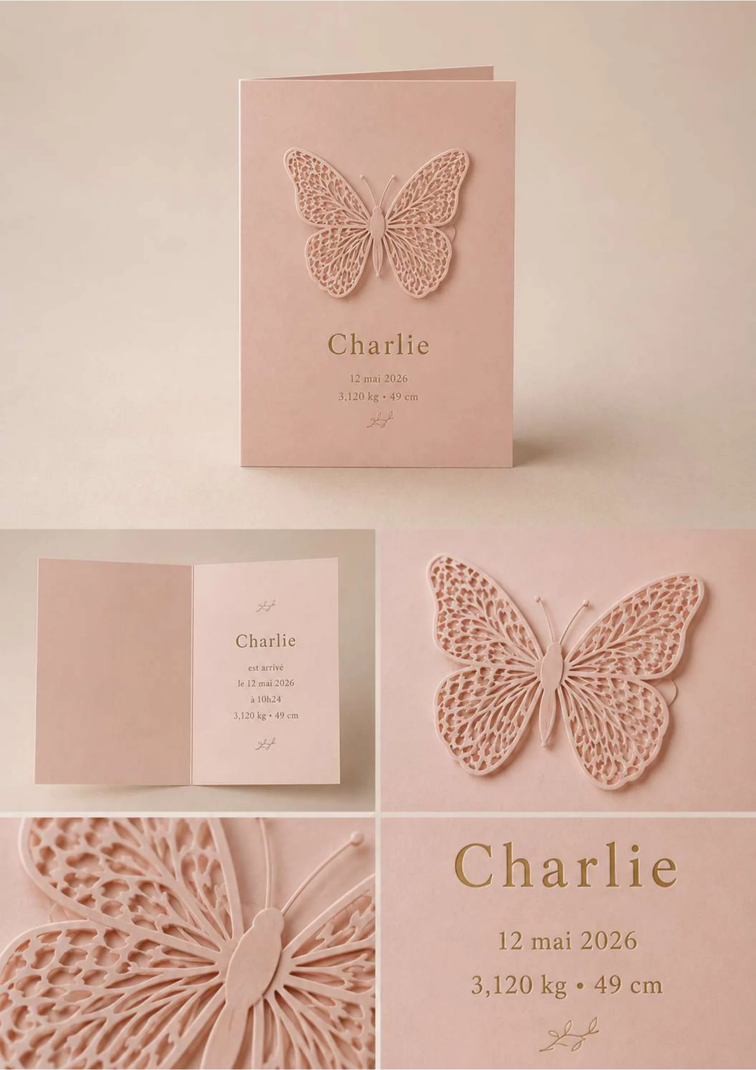 Le faire-part — collection Tendresse