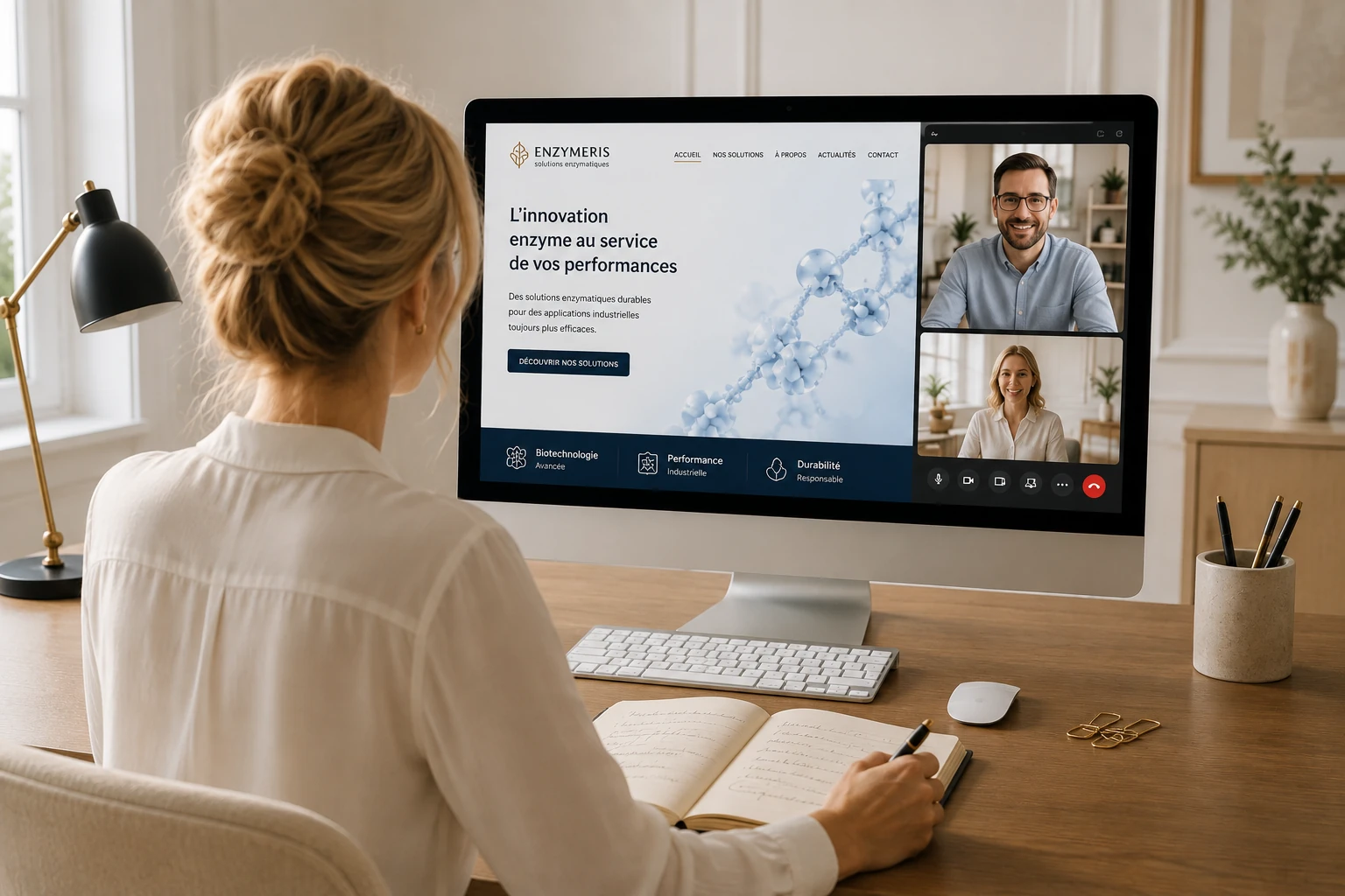 Accompagnement à distance d’un client autour de son projet de site internet