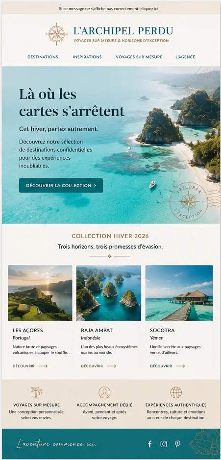 L’Archipel Perdu — E-mail principal