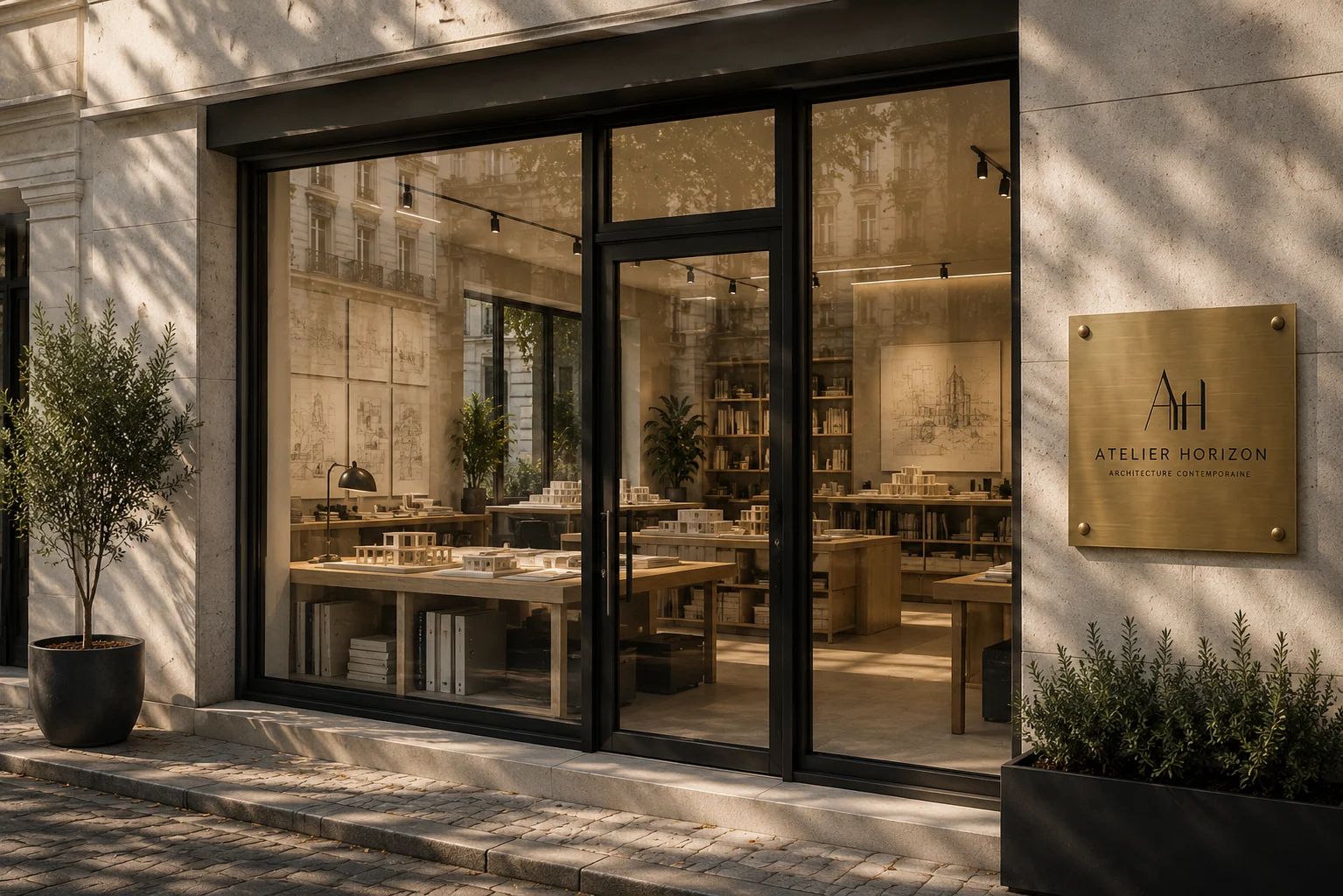 Façade du cabinet Atelier Horizon