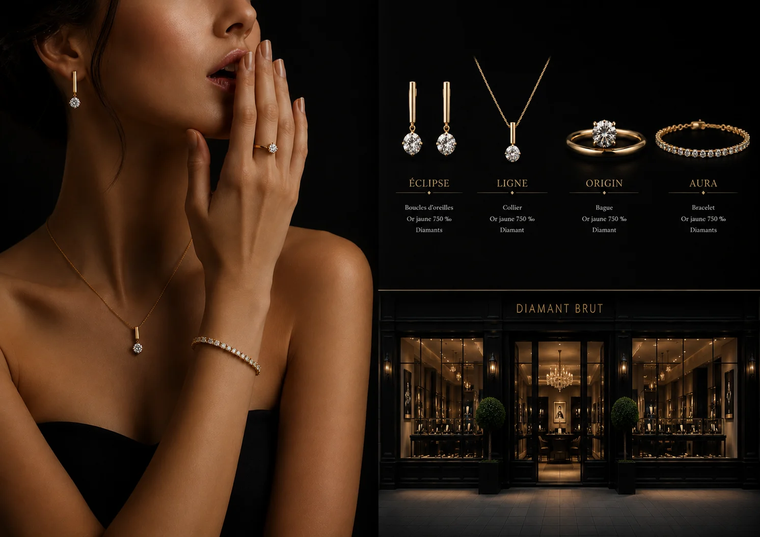 Diamant Brut — Intérieur de la brochure