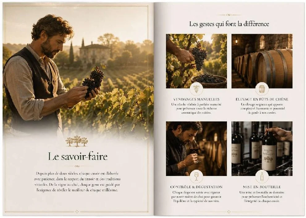 Domaine des Trois Ormes — Le savoir-faire
