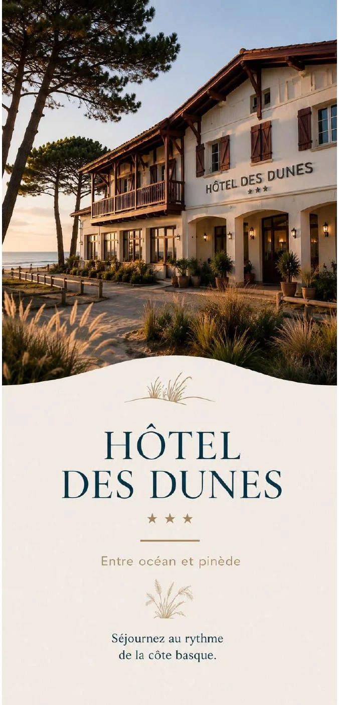 Hôtel des Dunes — Couverture