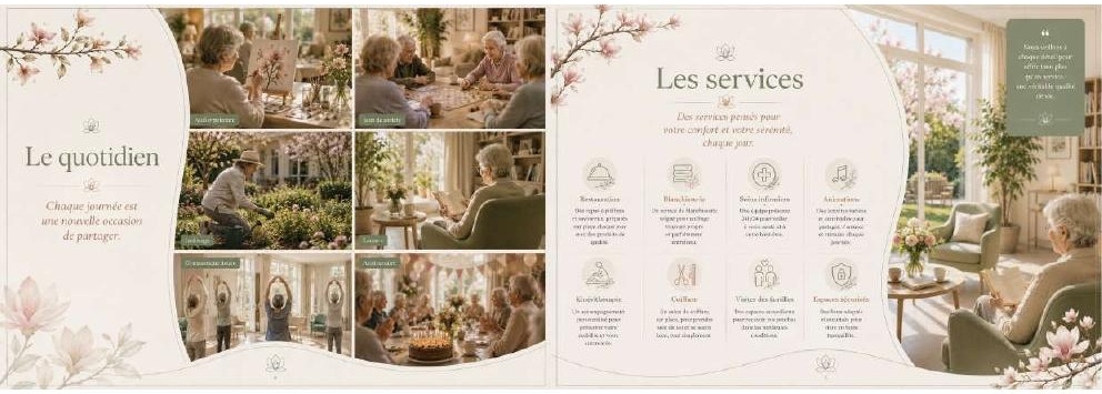 Résidence Les Magnolias — Double page 2